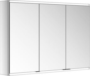 Keuco Spiegelschrank Royal Modular 2.0 mit 3 Drehtüren, LED-Beleuchtung und Sensor-Schalter, Weiß/Silber, B: 105,0 cm, H: 70,0 cm, T: 16,0 cm - Bild 1
