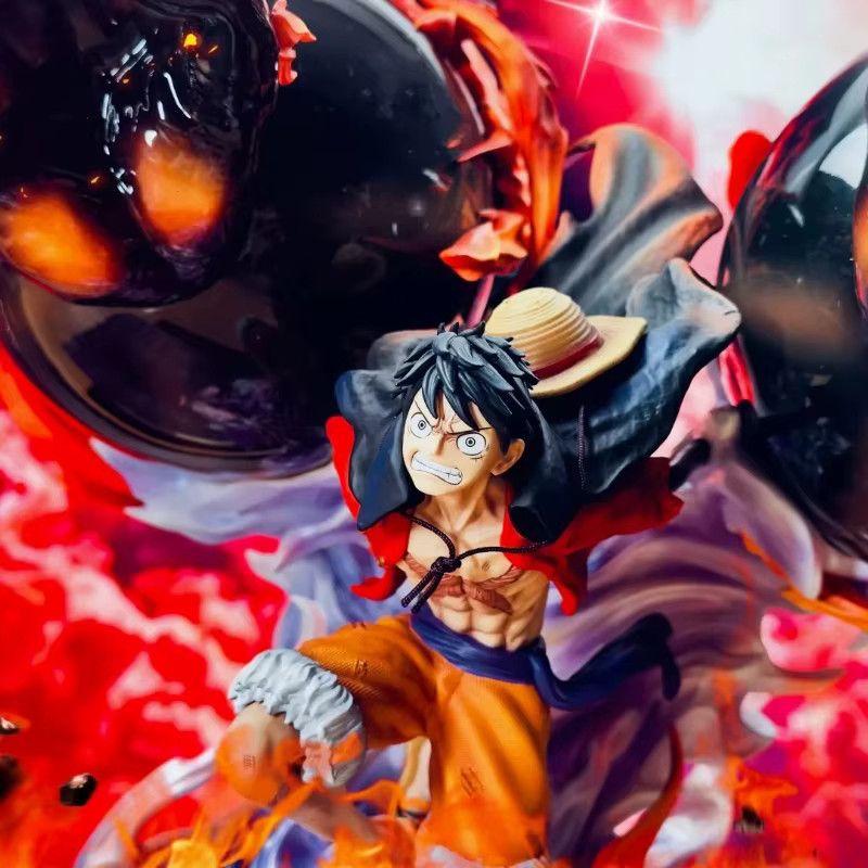Bandai One Piece Ruffy Gear 3 Grizzly Magnum Anime Actionfigur aus PVC, Multicolor, Höhe: 20 cm - Bild 3