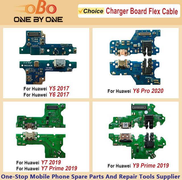 USB Lade-Port Dock Stecker Connector Ladegerät Board Flex Kabel für Huawei Honor Y5 Y6 Y7 Y9 Prime Pro 2017 2018 2019 Reparatur Set - Bild 1