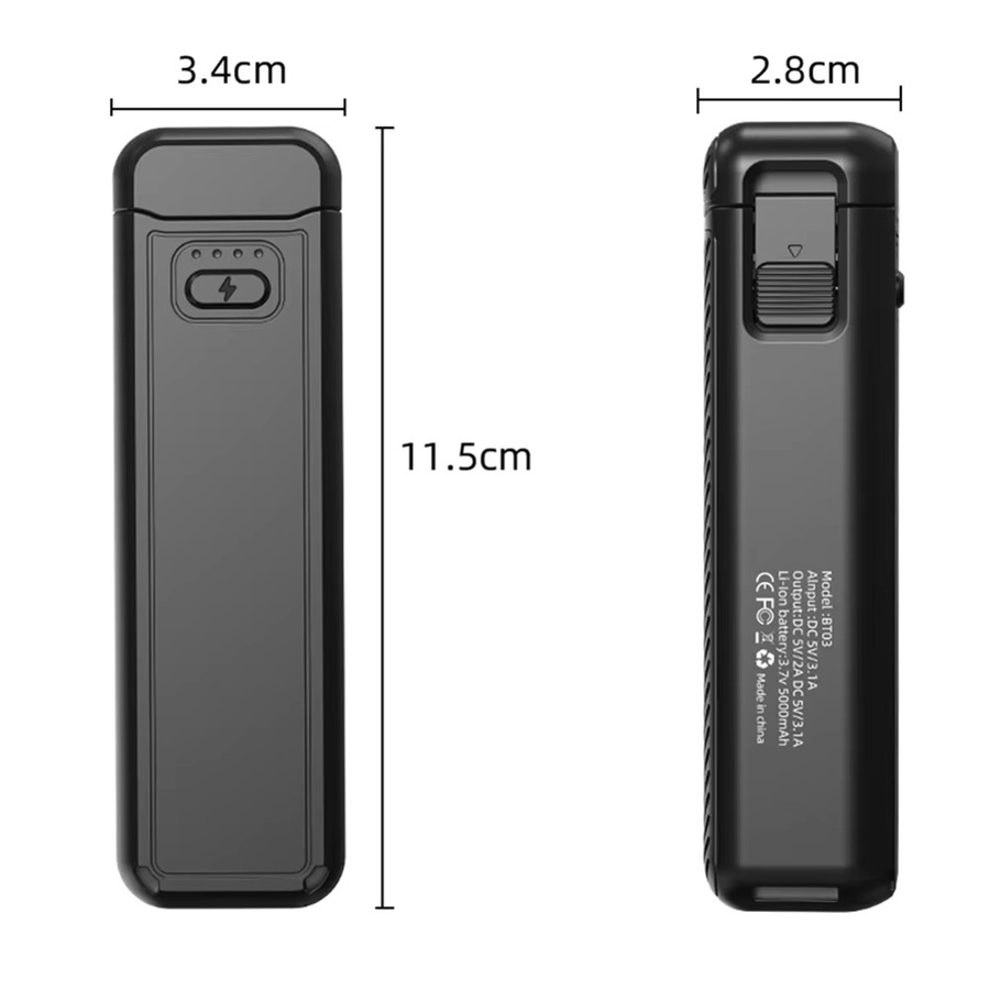 ATUOTIN USB-C Powerbank Ladestation für DJI Osmo Pocket 3 in Schwarz - Bild 4