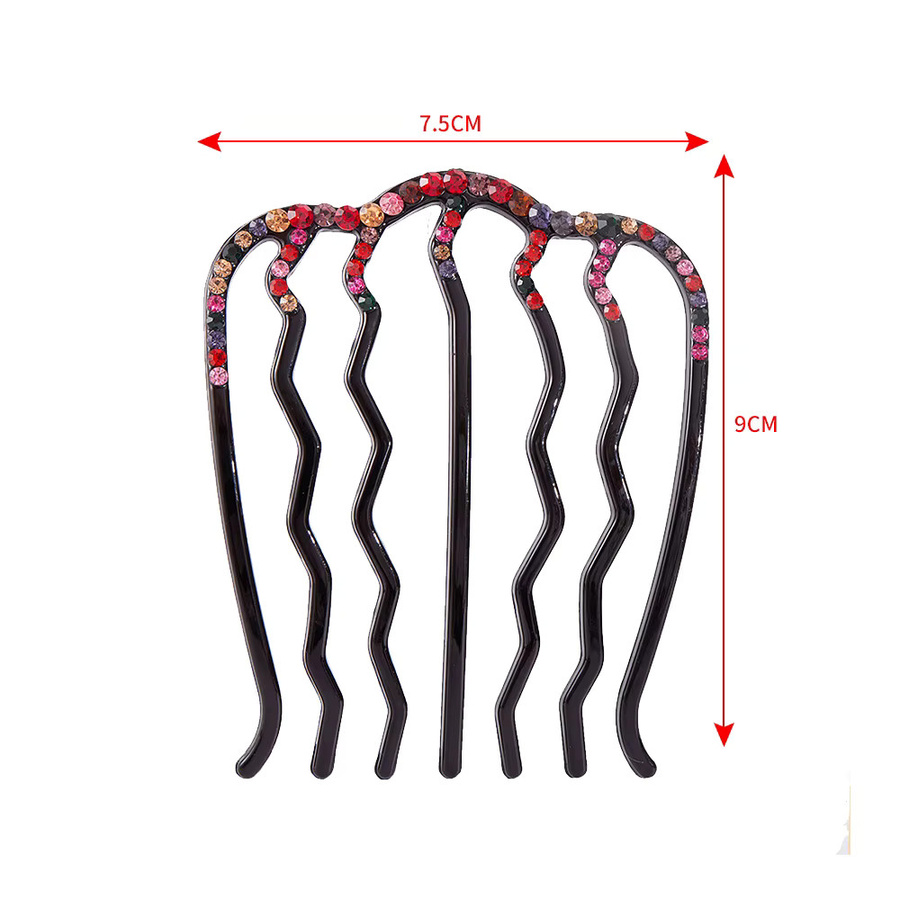 FORWOT Haar Kamm, Strass, Kristall, Damen - Bild 2
