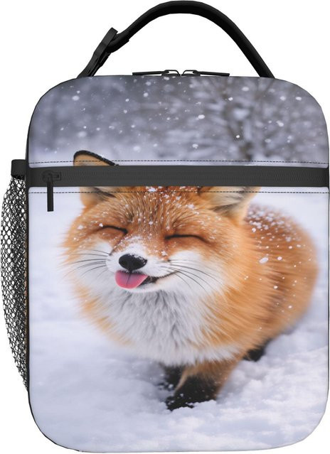 Isolierte Fuchs-Lunchtasche von Fancy Style Studio in Mehrfarbig als praktische Picknick-Kühltasche für Erwachsene - Bild 1