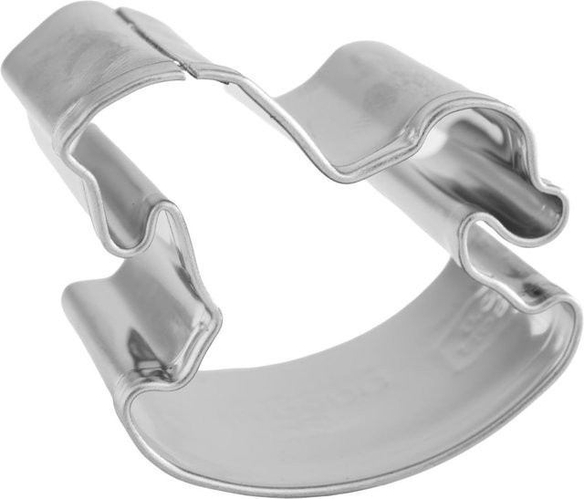 Birkmann Mini-Ausstechform Schaukelpferd aus Edelstahl in Silber - Bild 1