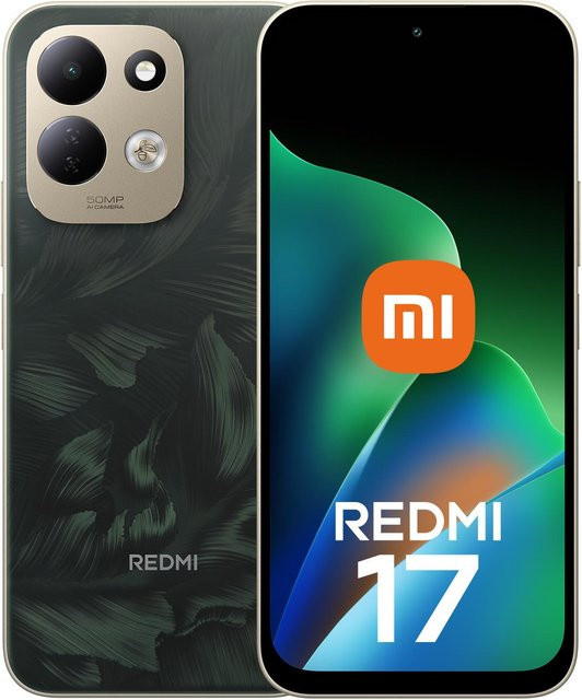 Xiaomi Redmi 17 4G Smartphone Oak Green 4GB RAM 128GB Speicher Android mit NFC und Wi-Fi - Bild 1