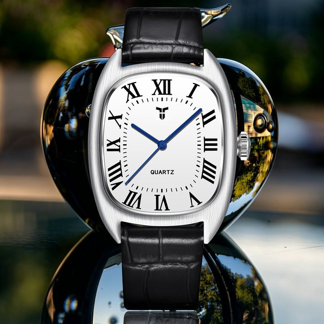 TYBERLEY Armbanduhr, Quarz, Edelstahl, Schwarz, Herren - Bild 1
