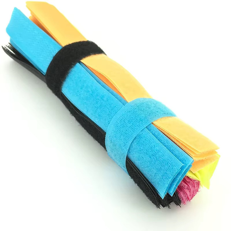 50 Stück wiederverwendbare Klettverschlussband Kabelbinder Organizer in Bunt, Maße: Breite: 2 cm, Länge: 18 cm - Bild 3