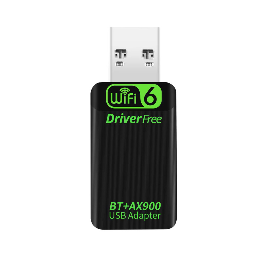 DERAPID AX900 WiFi 6 und Bluetooth 5.4 USB-Adapter in Schwarz für PC und Laptop mit Dual-Band 2,4G & 5GHz - Bild 6