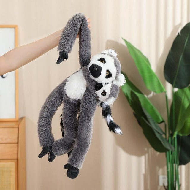 Yiran Health & Beauty Mutter-Kind Tiere Plüschtier, 45cm und 25cm, ab 14 Jahren - Bild 1