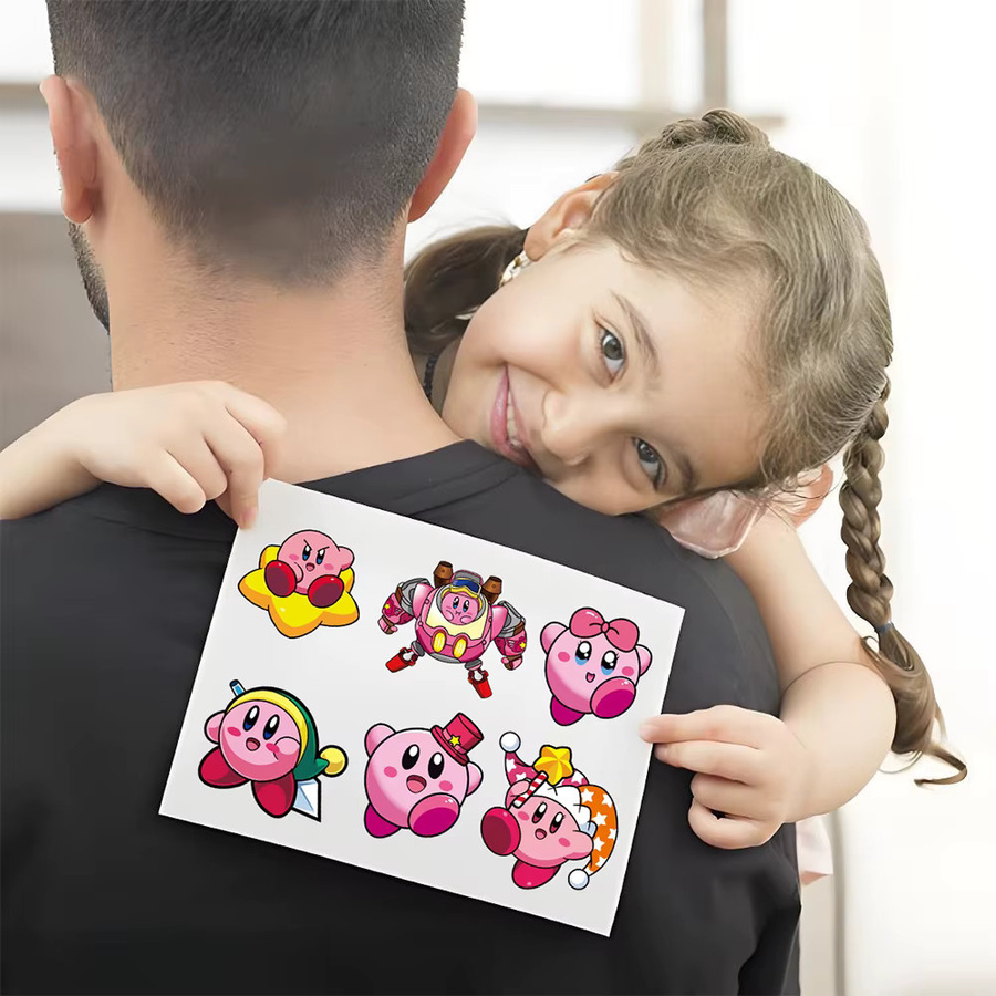 TAKARA TOMY Kirby Puzzle Aufkleber, 8/16 Blatt, DIY Make a Face - Bild 5