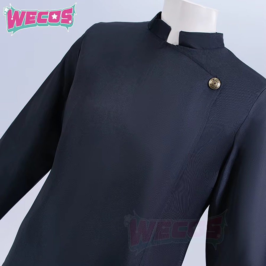 Wecos Gojo Cosplay-Kostüm, Jujutsu Kaisen, High-School-Uniform, Schwarz - Bild 2