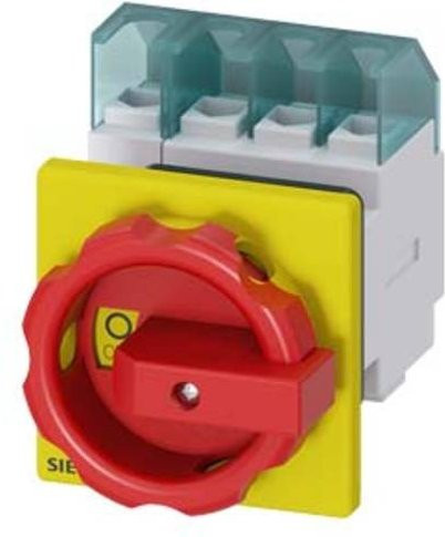 Siemens Lasttrennschalter 4polig 32A 16mm² Rot Gelb 690 V/AC 3LD22541TL53 - Bild 1