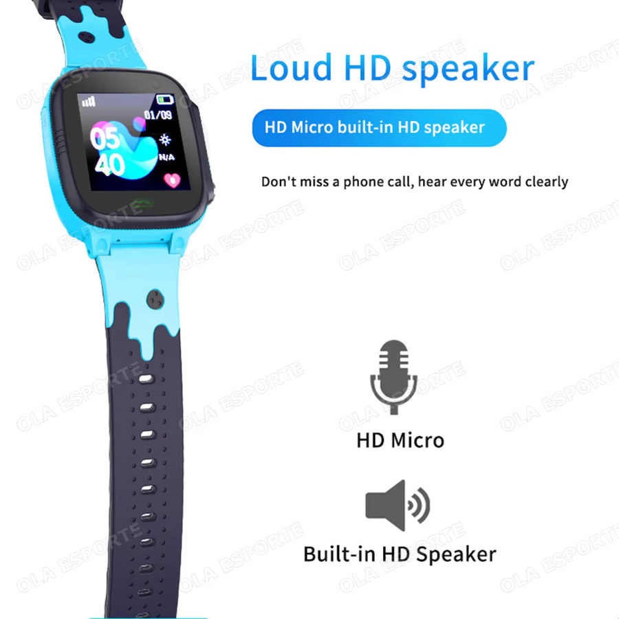 Ola Esporte Kinder-Smartwatch in Pink mit GPS, SOS-Funktion, Kamera, Videoanruf und Taschenlampe - Bild 3