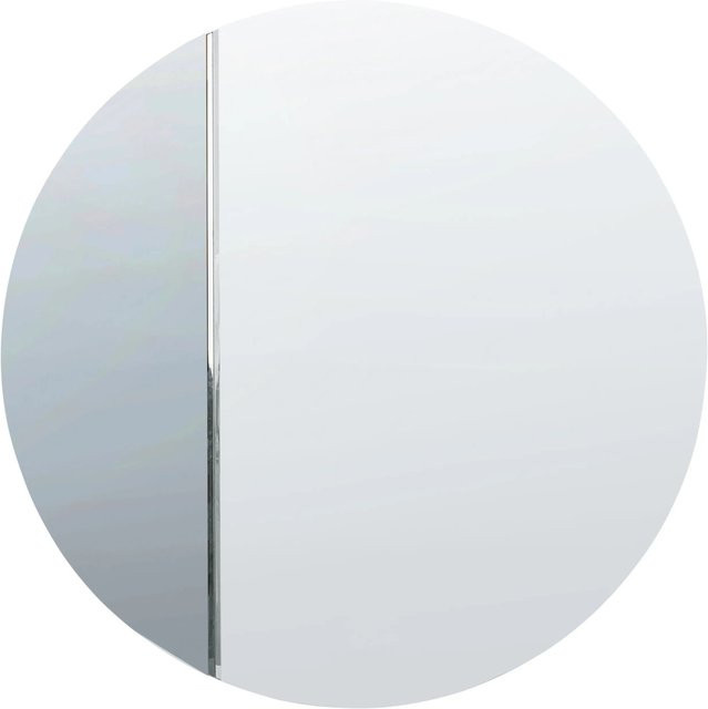 Beliani Wandspiegel CHARRON in Blau im Retro-Design, Durchmesser: 80 cm - Bild 1