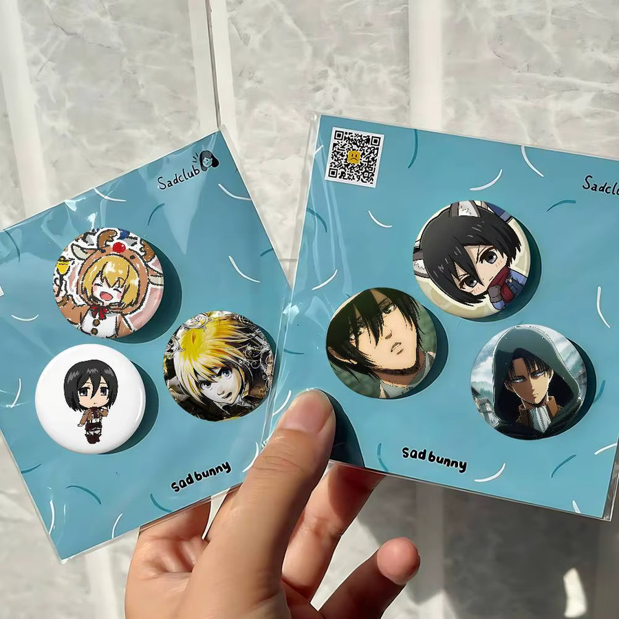 Kayou Abzeichen Pins, Anime Attack On Titan, Unisex - Bild 1