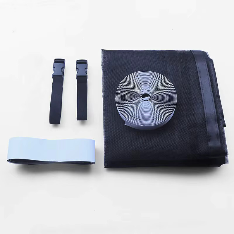 MOJY Magnetischer Moskitonetz-Türvorhang aus Polyester als Insektenschutz, Transparent, B: 180 cm, H: 230 cm - Bild 5