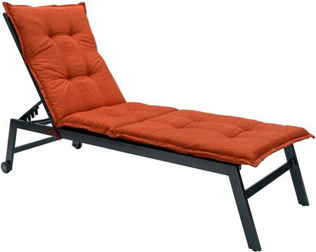 MADISON Liegenauflage Basic terra in Braun, B/T: 200 x 65 cm, wetterfest und UV-beständig - Bild 1