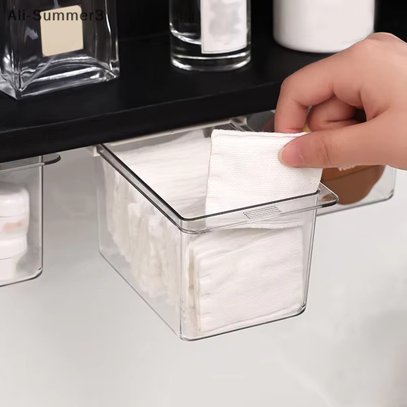 Transparenter Make-up-Organizer aus Acryl für Schubladen und Spiegelschränke, ausziehbarer Kosmetik-Organizer für Badezimmer und Schreibtisch - Bild 3