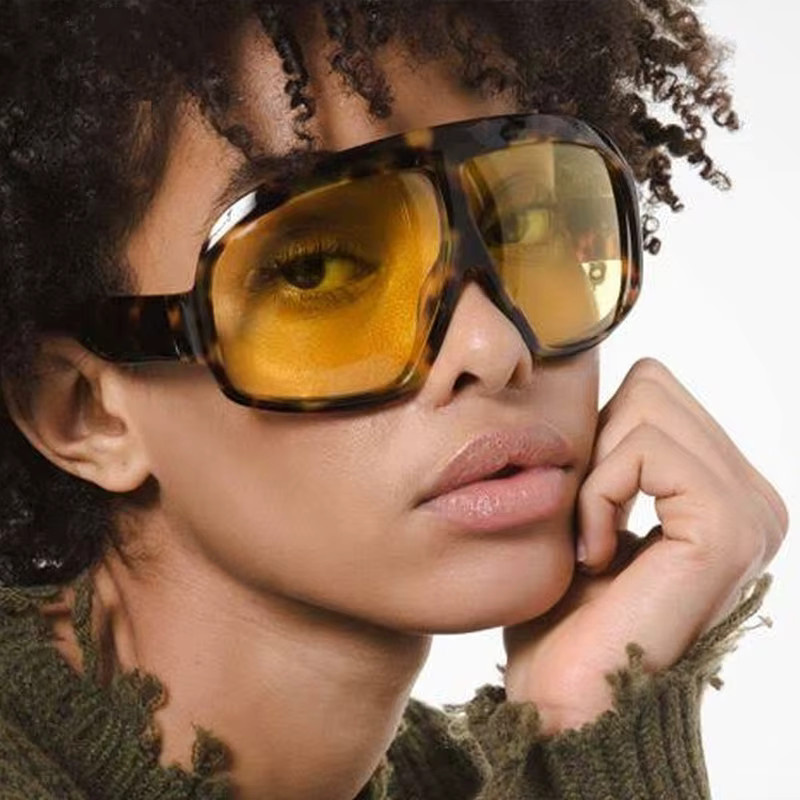 RMM Sonnenbrille Aviator, Vollrand, Kunststoff, Unisex, Schwarz, Braun - Bild 2