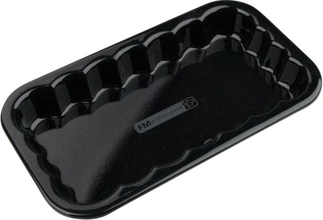 FMprofessional Grillschale aus Emaille, Schwarz, B: 21 cm, T: 12 cm, H: 2,5 cm - Bild 1