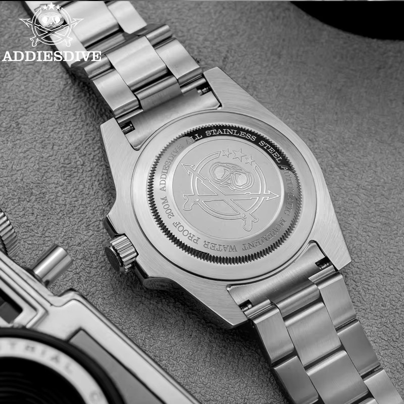 ADDIESDIVE Armbanduhr Automatik, Edelstahl, Saphirglas, 41 mm, Herren - Bild 5