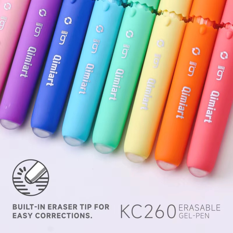 Kolorowys Radierbare Gelstifte mit Eierschalen-Design, Mehrfarbig, Feinspitze, Drehmechanismus - Bild 3