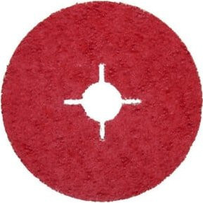 VSM Fiberschleifscheibe XF885 für Winkelschleifer, Durchmesser: 125 mm, Körnung: K60, Farbe: Rot - Bild 1