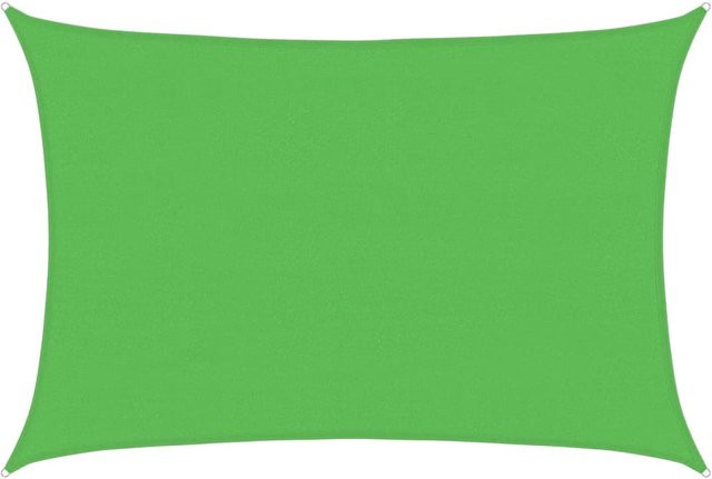 Sonnensegel aus HDPE in Hellgrün, B x T: 4 x 6 m, 160 g/m² - Bild 1