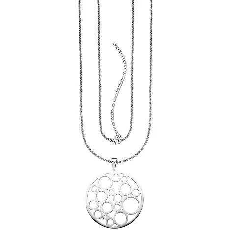 Colfem Collier Kette mit Anhänger Edelstahl, 80 cm, Unisex - Bild 1