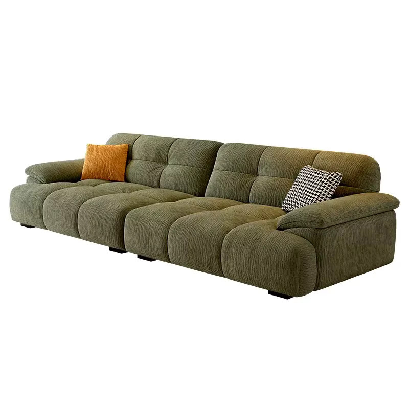DUTRIEUX Ecksofa Nordic Design in Olivgrün mit Memory Foam - Bild 3