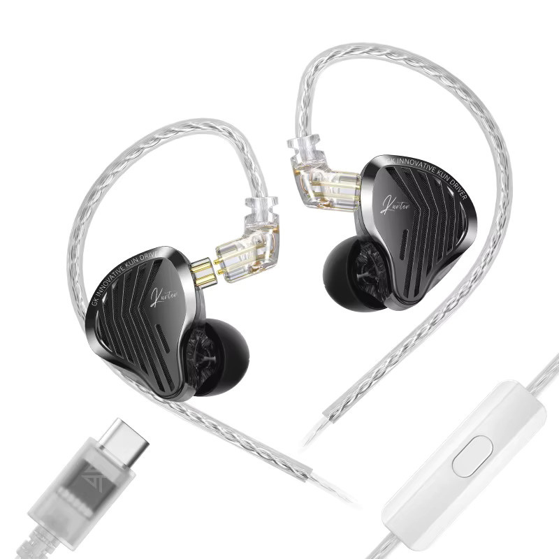 GK KUNTEN Neue Generation Dynamische Treiber In-Ear Kopfhörer mit USB-C für HiFi-Musik und DJ-Monitoring - Bild 4