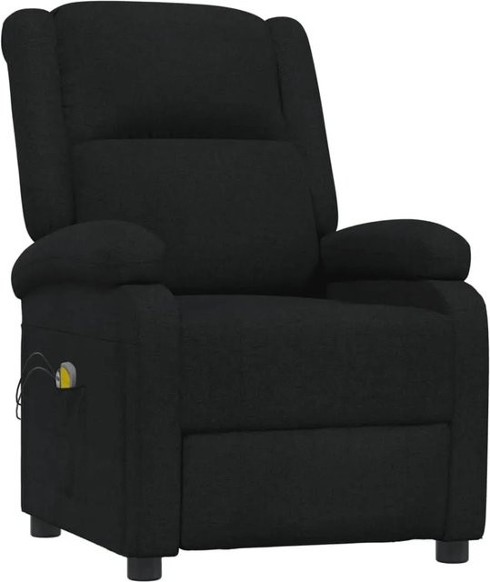vidaXL Elektrischer Massagesessel in Schwarz aus Stoff - Bild 1