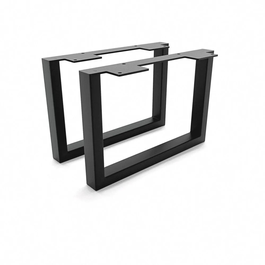 HEVVA Möbelfüße GRAZ 2er Set Schwarz Höhe: 20 cm, Tiefe: 30 cm - Bild 2