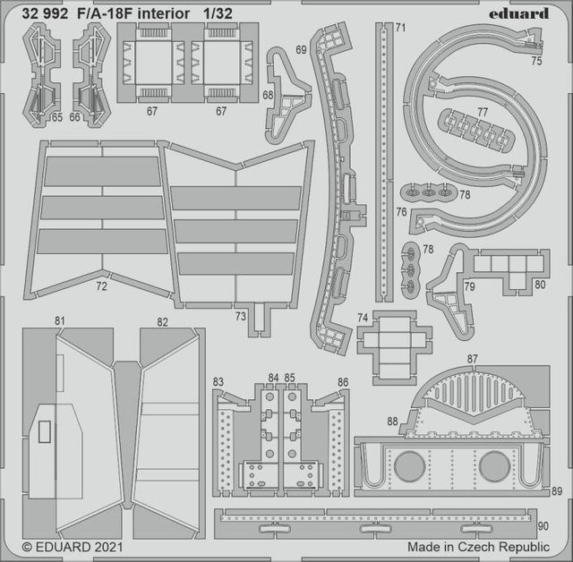 Revell F/A-18F Super Hornet - Interior, Modellbau, 1:32 - Bild 1