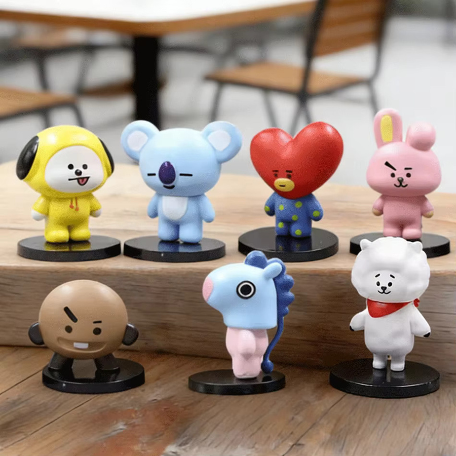 Bandai Tata Chimmy Action Figur, 7/14 stücke Set, bunt / mehrfarbig - Bild 3