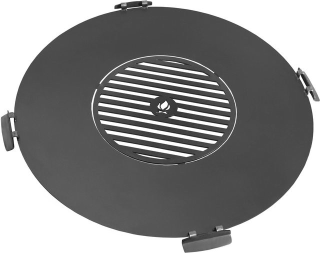 CookKing Grillplatte mit Grillrost aus Stahl in Schwarz, Durchmesser: 78 cm - Bild 1