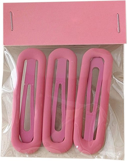Neoglint Haarspange Metall, Ovalförmig, pink, Kinder - Bild 1