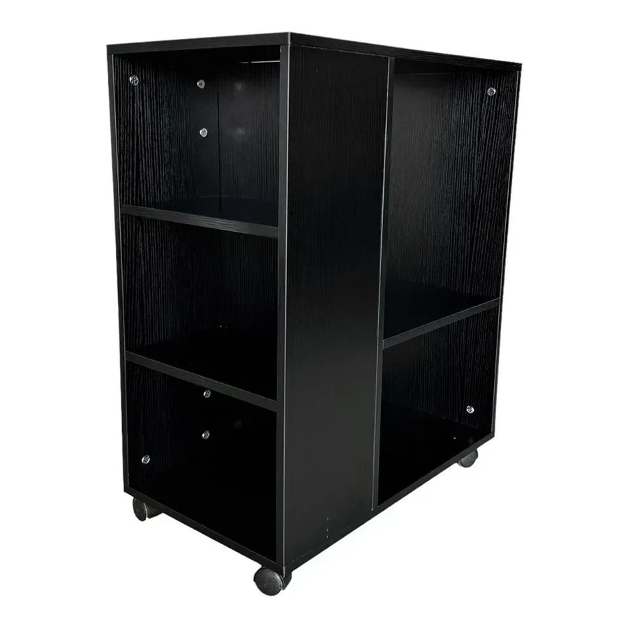 Jet-Line Druckerständer Leon Büro mit Rollen in Schwarz B: 60 cm, T: 75 cm, H: 35 cm - Bild 2