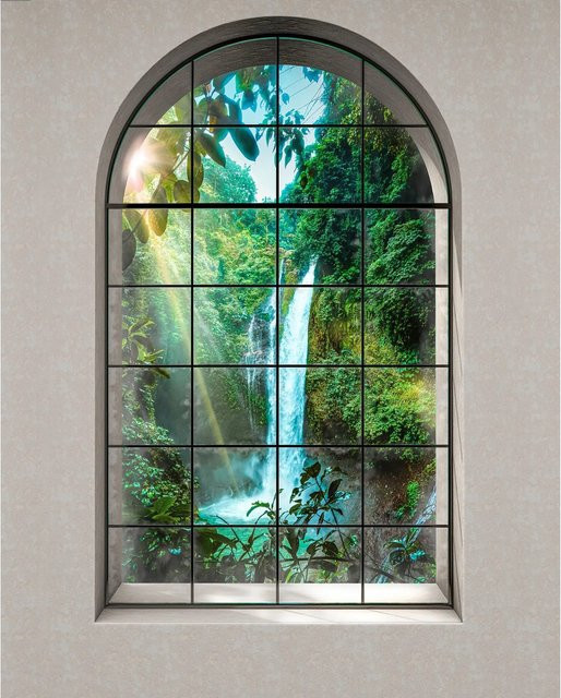 Komar Vliesfototapete Rainforest B: 200 cm, H: 250 cm - Bild 1