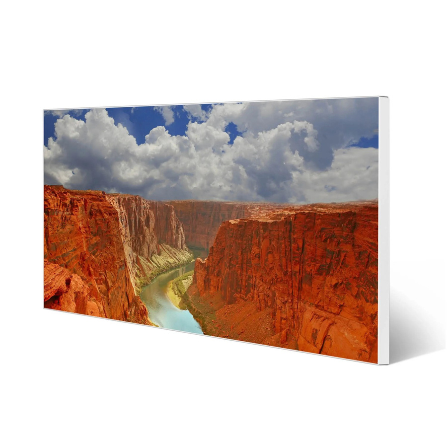 Banjado Magnettafel aus Metall in Weiß mit Motiv Grand Canyon, B/H: 78 x 37 cm - Bild 2