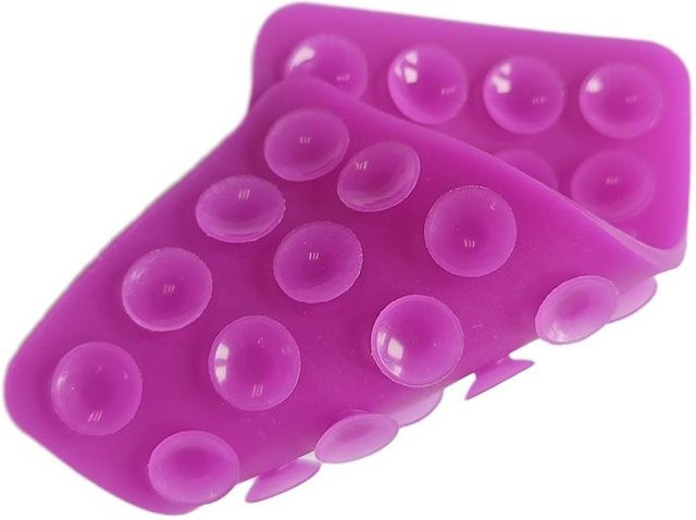 Putwer lova Selbstklebendes Silikon-Saugnapf-Pad für die Handy-Befestigung, Violett - Bild 1