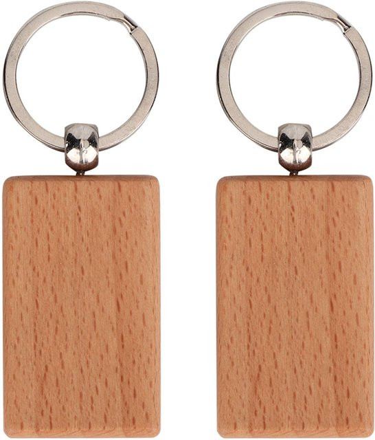 Wosawe Schlüsselanhänger Buchenholz, brown, Unisex - Bild 1