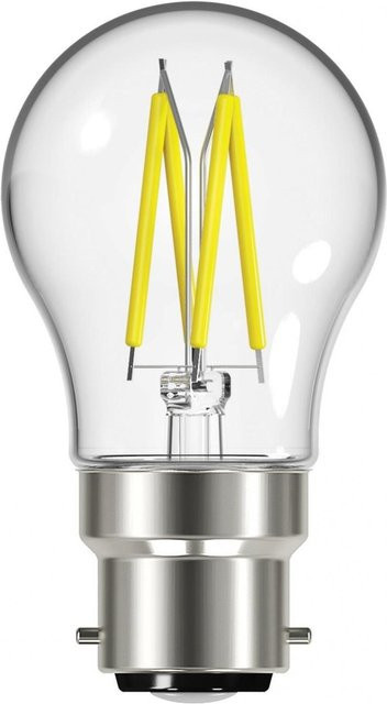 Energizer LED Golf Filament Glühbirne BC B22, nicht dimmbar, Tropischer Regenwald, Gelb/Transparent - Bild 1
