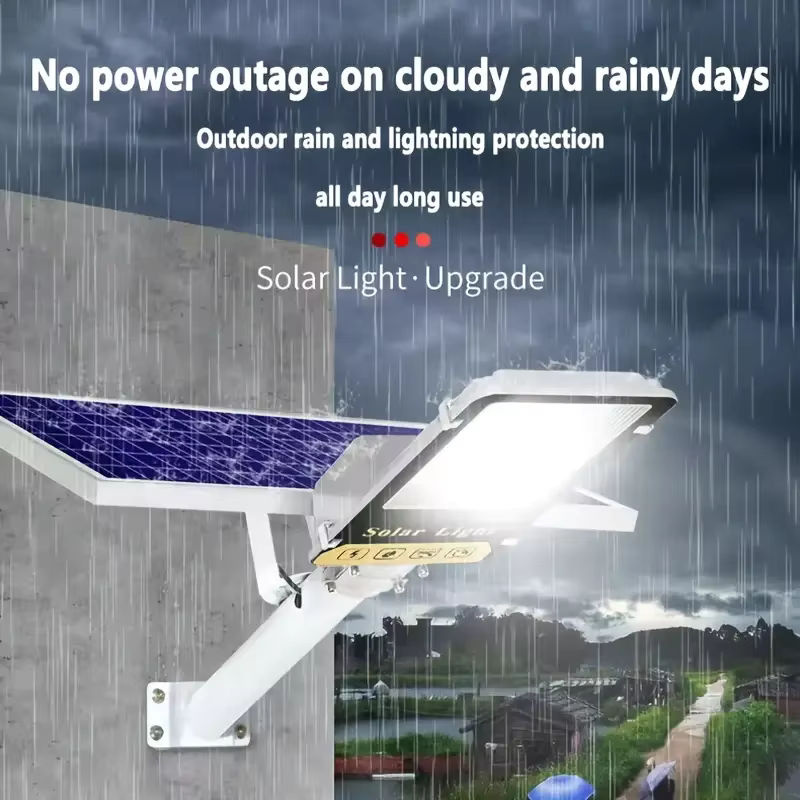 YQCHEZI LED Solar Wandleuchte wasserdicht mit 6000mAh Akku für Hausgarten und Hinterhof in Schwarz oder Weiß - Bild 5