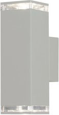 Konstsmide Außenleuchte Pollux Wandleuchte in Weiss, B/H/T: 7,5 x 23,5 x 11,5 cm - Bild 1