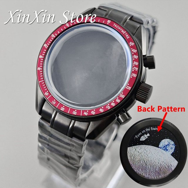 XINGHAN Chronograph, Edelstahl, Schwarz, 39,7 mm - Bild 1