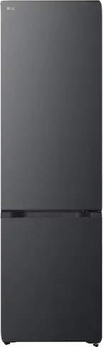 LG Kühl-Gefrierkombination GBBSJ2CCEP in Schwarz, B/H/T: 59,7 x 203 x 67,4 cm - Bild 1