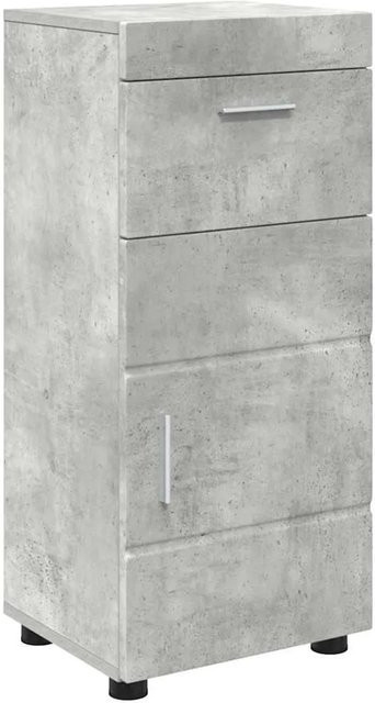 vidaXL Badezimmerschrank-Set TULUM in Beton Grau, modern und matt, B/T/H: 37 x 31,5 x 82 cm - Bild 1