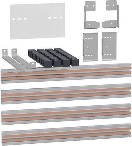 Schneider Electric LVS04494 PrismaSeT-P Verbindung für MasterPacT MTZ2 08-16 4polig in Silber mit Festeinbau und horizontaler Einschubtechnik - Bild 1