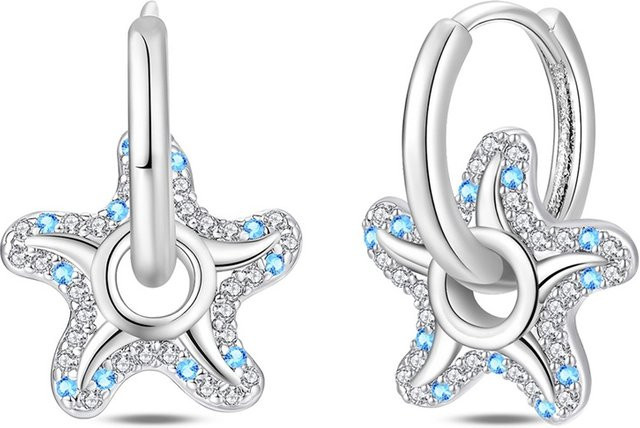 Ohrringe Seestern, 925 Sterling Silber, Damen - Bild 1