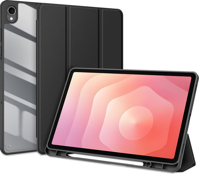 DUX DUCIS stoßfeste Schutzhülle für Samsung Galaxy Tab S11 11 Zoll, transparente Ganzkörper-Hülle mit Auto Sleep/Wake Funktion, Schwarz - Bild 1